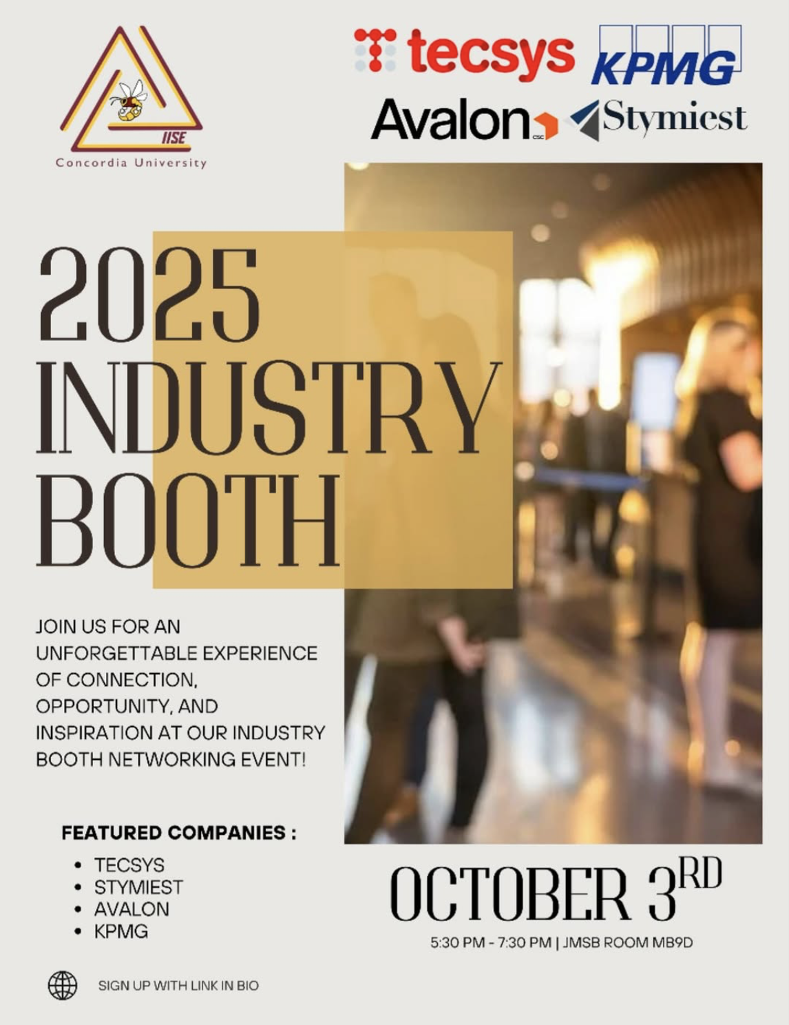 Industry Week Schedule